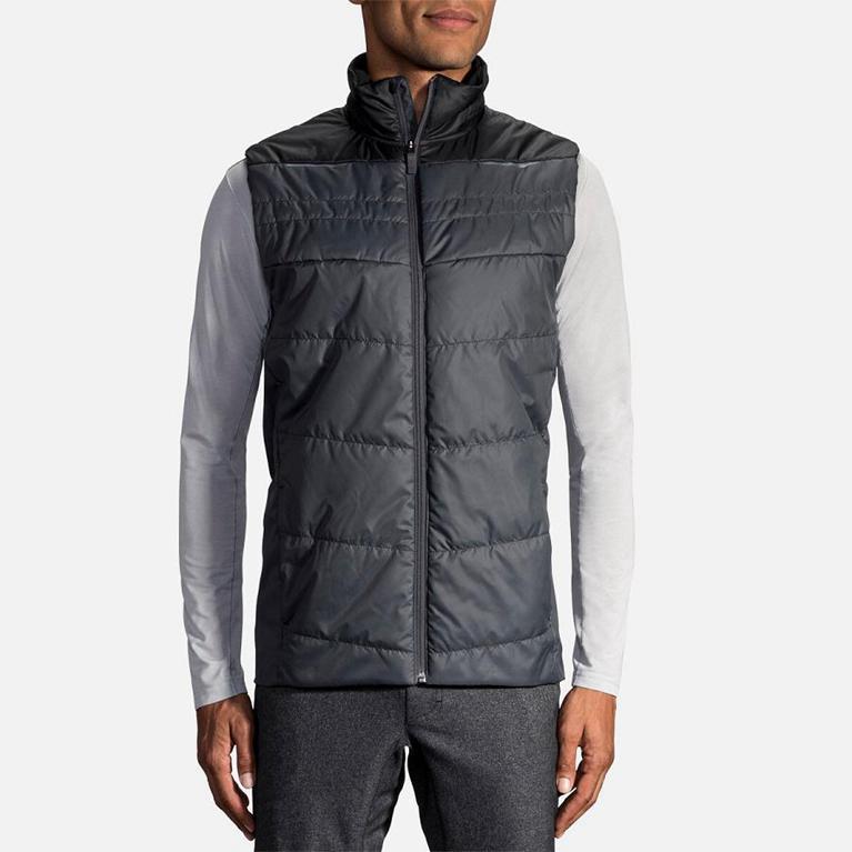 Brooks Cascadia Thermal Men's Running Jackets - Grey (57403-XLZP)